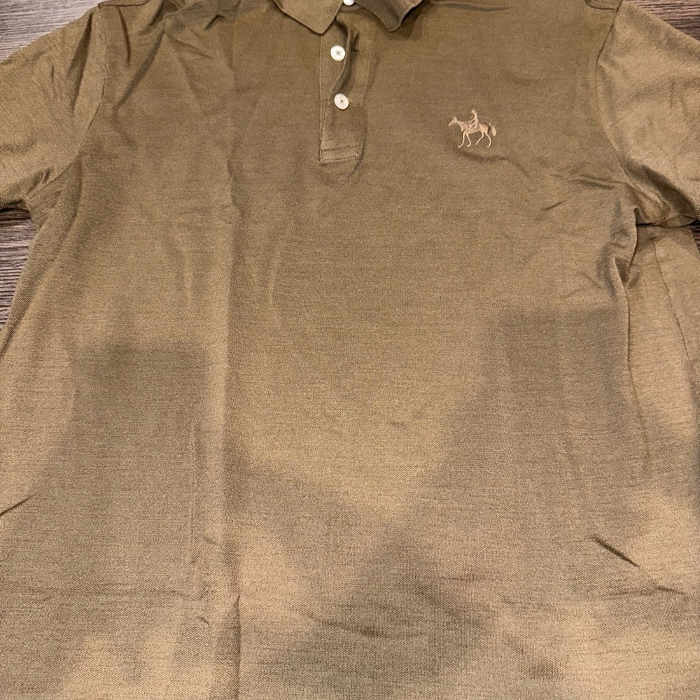Ralph Lauren Purple Label Olive Polo Shirt